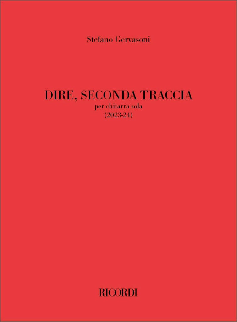 Dire, seconda traccia